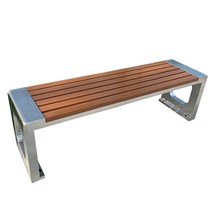 야외 스테인레스 벤치 공원 버스정류장 대기실 카페, 1.2미터 길이의 백 타입