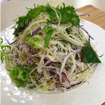 아삭팜 양배추 믹스 샐러드 1kg 진공포장 대용량