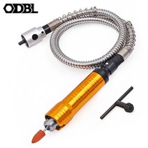교반기 파워 전기 드릴 Dremel 도구용 로터리 앵글 그라인더 어태치먼트 플렉시블 샤프트 + 0.3-6.5mm 척, 02 flex shaft