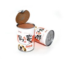 소앤치킨 애견 통조림 4개 멍멍이간식 강아지습식사료