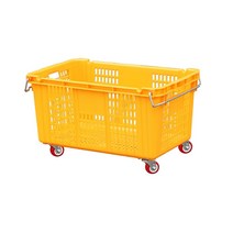 바구니카트/핸드카트 과일상자 운반구 플라스틱 박스, 바구니카트 빨강