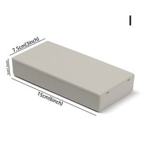 와이어 정션 박스 전기 하우징 인클로저 방수 플라스틱 흰색회색 diy 악기 케이스 플라스틱 전자 프로젝트 상자 storagebox 용품 12, i