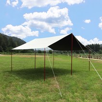 리메이드 암막블랙코팅 국산 렉타 타프 300D 550x450 그래핀 립스탑 사각 방수, 450x450, 레드