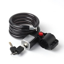 케이블 자전거 오토바이 자물쇠 비밀번호 와이어 도난방지 열쇠 전동킥보드, 본상품선택