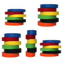 3M 칼라 종이 마스킹테이프 페인트작업 실리콘 니스칠 작업용 현장용 다양한 컬러 규격, 48mm, 적색