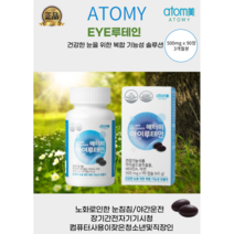 [애터미정품] 건강한눈을위한 애터미아이루테인(500mg x 90정)3개월분 학생 직장인 부모님 눈을위한 현명한선택, 2개, 500mg x 90정(3개월분)