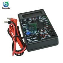 테스터기 DT-830B LCD 디지털 멀티 미터 AC DC 750-1000V 전압 전류계 옴 테스터, 01 Black