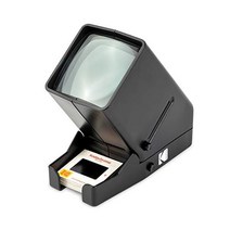 KODAK 코닥 35mm 슬라이드 필름 뷰어 배터리 작동 3X 확대 LED 라이트