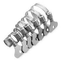 클램프레버 5pcs 스테인레스 스틸 핸들 호스 t 볼트 원형 공기 물 파이프, 22-32mm-type2, 14 22-32mm-Type2