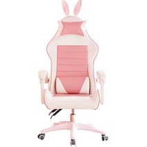 RECLINING 안락 의자 발판 인터넷 카페 게임 사무실 WCG 컴퓨터 가구 핑크, A(Without footrest)