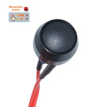 전동킥보드 경적스위치 킥보드깜빡이CNC 알루미늄 오토바이 스위치 버튼 경적 하이/로우 빔 전기 시작, 02 Bla완속 Momentary