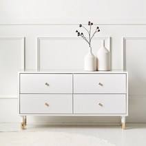 셀르 TV 다이 1000 거실장 4서랍, 베이지