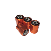 자동차 볼트 너트 새로운 4PCS 자동 휠 타이어 밸브 스템 캡 커버 기아 Cerato Sportage R K2 K3 K5 리오 3, 05 For KIA Orange