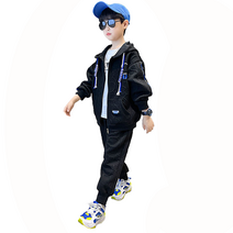 셀럽당 소년용 후드 집업 세트 중학생 봄 상하세트