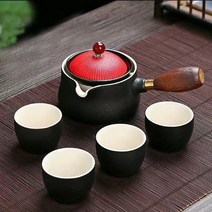 다도 다기 휴대용 도자기 전통19 스타일 중국 쿵푸 차 세트 여행 세라믹 휴대용 찻주전자 메이커 인퓨저 찻, 03 A3