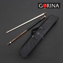 고리나 가죽 분리형 당구 큐 가방, 브라운