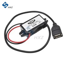시거잭 인버터 차량용 자동차 전원 변환기 DC-DC 12V 5V 3A 15 마이크로 미니 USB 스텝 다운 전압 출력 어댑터 저열 자동 보호, 05 USB