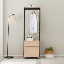600 드레스룸 공간활용 틈새 서랍 행거장 튼튼한 세우는옷걸이 간이옷장, 애쉬