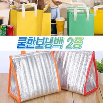 보냉가방 보온가방 도시락가방 테이크아웃 포장 쿨러백 아이스팩 부직포보냉, 부직포-중(24x15x26cm)/흰색