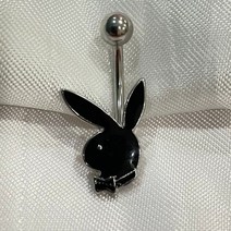 귀여운 고양이 배꼽 반지 피어싱 토끼 보석 키티 만화 탯줄 Pircing