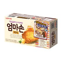 롯데 엄마손 파이 127g X 16개 1박스/군것질/쿠키/스낵/과자/빨미까레, 1, 500