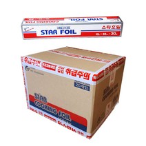 스타호일 스타 호일 30cmX30M (두께15) 알루미늄 쿠킹호일, 20개