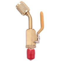 R410A의 R134a 황동 셧 밸브에 대한 A / C는 호스 HVAC 1 / 4 인치 AC 냉매 충전, 보여진 바와 같이, 하나