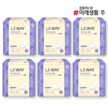 미래생활 르웨이 겉기저귀 파워 매직테이프 대형 10매 6팩, 6개
