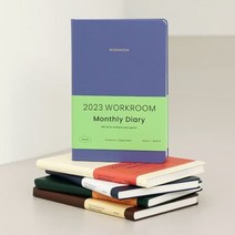 2023 오피셜 워크룸 먼슬리 A5 다이어리 (날짜형 월간 25절), 네이비