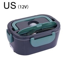 차량용 전기 보온 도시락 도시락통 12V전기 도시락 음식 히터 워머 컨테이너 스테인레스 스틸 여행 자동차, 03 US