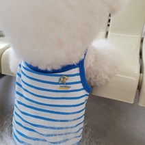 강아지마린룩 파라솔 여름나시 바캉스옷 S-2XL, 보라
