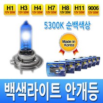 자동차전조등 백색라이트 안개등 올뉴투싼 스포티지R 아반떼AD 뉴K3 올뉴모닝 QM3 뉴스파크 K3 K5 LF쏘나타 캡티바 SM6 싼타페DM 그랜저HG 제네시스BH 뉴쏘렌토R, 1.H1 (2P세트)