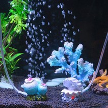 어항 발생 기포기 산소 공급기 장식 꾸미기 물멍 취미 집콕 힐링 조개 2개