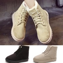 여성 털부츠 워커 퍼 패딩 숏미들 여자 방한화 FW21