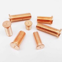 스팟용접기 M3 M10 탄소강 구리 도금 스터드 용접 스폿 나사 솔더 포인트 네일 볼트 커패시터 방전용 2/50, 04 10pcs M6_04 10mm