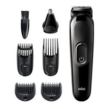브라운 그루밍 클리퍼 키트 수염정리기 MGK3220 / Braun MGK3220 Ear and Nose Hair Clipper 6-in-1 Cordless