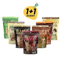 1+1 러브크런치 다크 초콜릿 앤 레드 베리즈 안소희 그래놀라, 07 더블초콜렛 청크 (1+1)