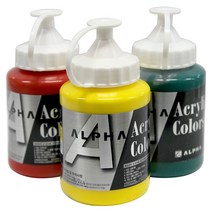 [동화오피스] 알파 아크릴물감 대용량 250ml / 일반색 낱색, 916 Coral Red