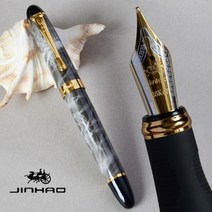 만년필선물의미 입문 쓰는법 각인 파우치 케이스 잉크 충전 iraurita 만년필 jinhao x450 dark green and gold 18 kgp 0.7mm broad 21, 15-그림 쇼로