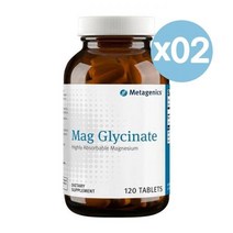 Metagenics 메타제닉스 마그네슘 글리신산 120정 2팩 Mag Glycinate, 2개