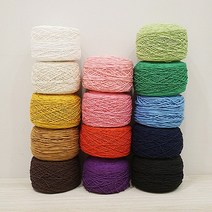 면사 면뜨개실 12합 24합 200g 여름실 여름뜨개실 코바늘실, 핑크