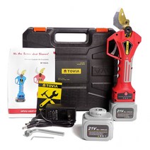 충전전지가위 SCIMAKER-전기 전정 가위 400W 브러시리스 무선 가지치기 리튬 전원 과일나무 분재 배터리 2, 05 Shears(Case)