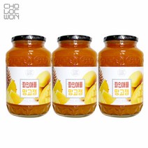 초록원 파인애플 망고잼 1KG X3병 (3KG), 3개