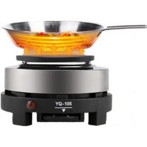 1구인덕션 캠핑 휴대용 원형 인덕션 하이라이트Hot Plate Electric Stove Portable 500W Mini Multifuncti, 한개옵션1, 한개옵션0