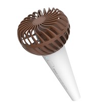 트리코 레토 아이스크림팬 휴대용 미니선풍기, TF01, 초코브라운