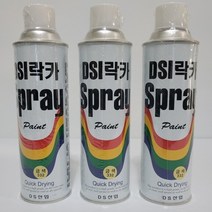 동서 락카 DSI 스프레이 페인트 목재 철판 철재 도색 도장 DIY, 흑색