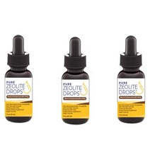Pure Zeolite Drops 퓨어 제올라이트 드랍스 10930mcg 액상 30ml 3병