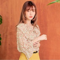 반에이크오 제니 플라워 블라우스 OB04BLME04Z