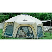 텐트 감성 4인용 에어텐트 캠핑 돔쉘터, 버섯 텐트 + 테이블 +싱글 의자x2