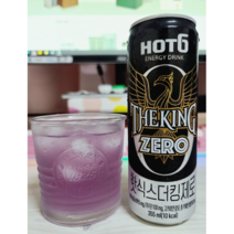 핫식스 더킹 제로 에너지 드링크, 126개, 355ml